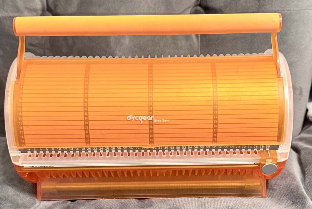 Discgear Disc Zen 80-Disc CD/DVD Storage Retrieval System Orange